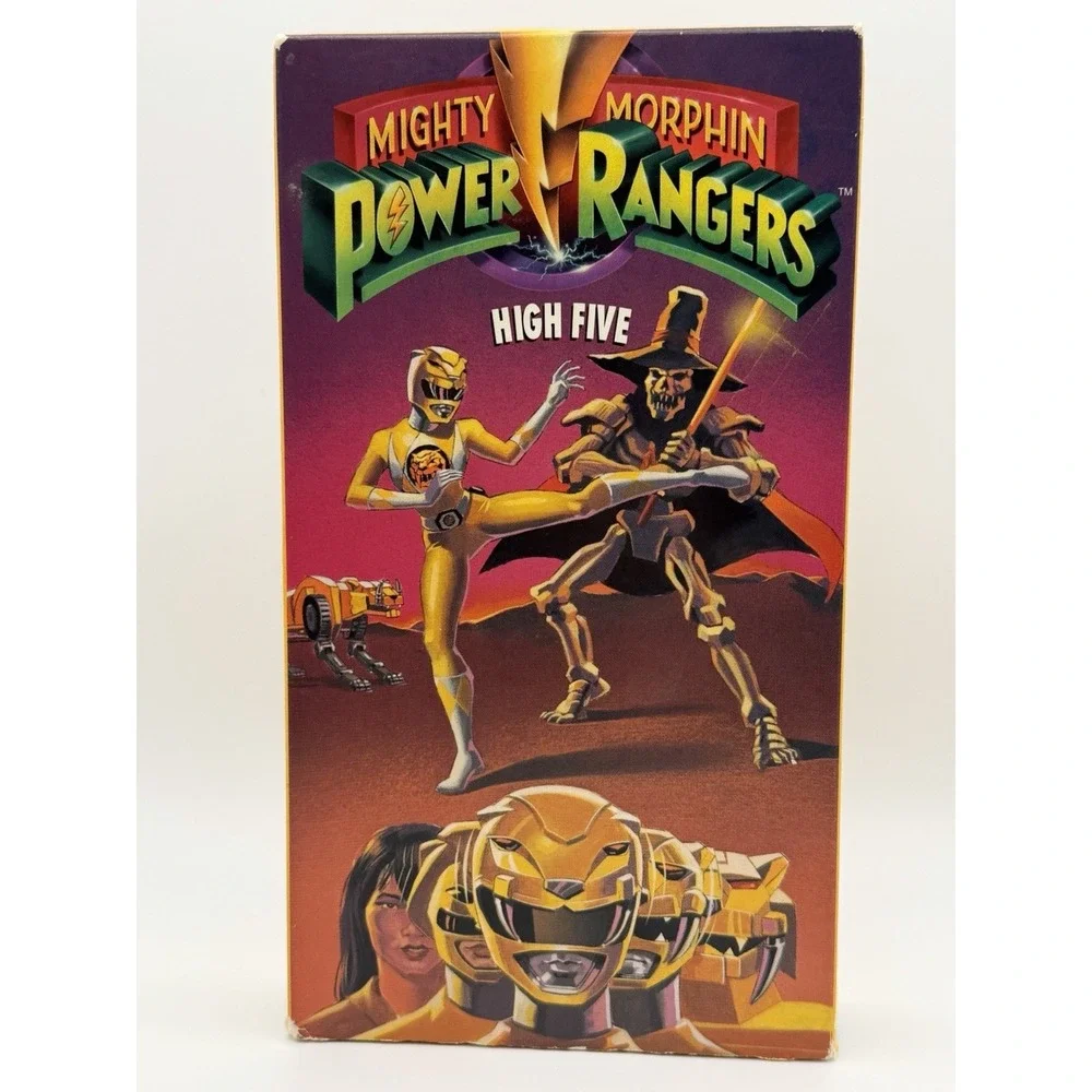 Mighty Morphin Power Rangers - High Five (VHS 1993) - Yellow Ranger